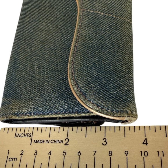 Dior Vintage Denim Wallet - Picture 13 of 15